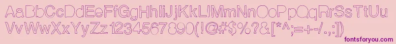 Helveticamazing Font – Purple Fonts on Pink Background