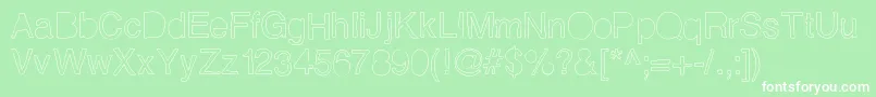 Helveticamazing Font – White Fonts on Green Background