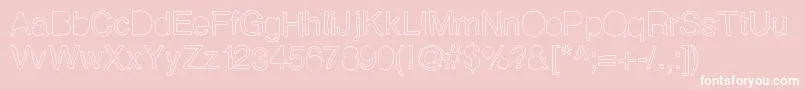 Helveticamazing Font – White Fonts on Pink Background