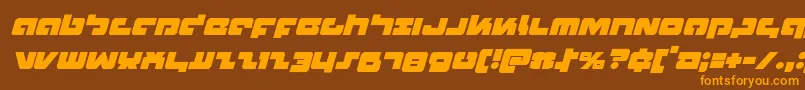 Más sobre la fuente Boomstickital fuente Boomstickital – Fuentes Naranjas Sobre Fondo Marrón