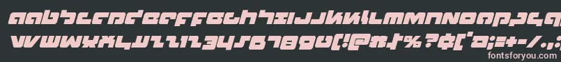 Boomstickital Font – Pink Fonts on Black Background
