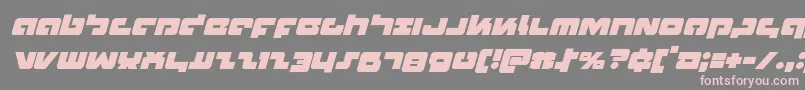 Boomstickital Font – Pink Fonts on Gray Background