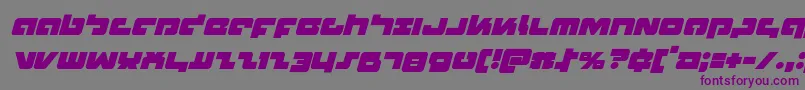 Boomstickital Font – Purple Fonts on Gray Background