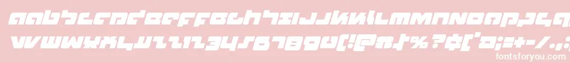 Boomstickital Font – White Fonts on Pink Background