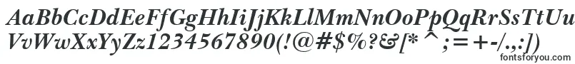 BaskervilleWin95btBoldItalic Font – Regular Fonts