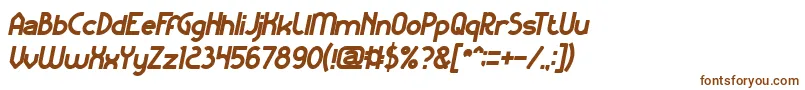 KangarooPunchItalicBold Font – Brown Fonts