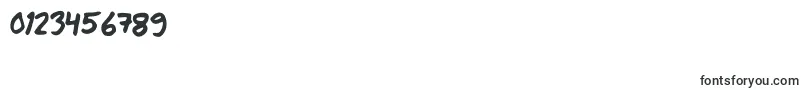 Jamesjeans Font – Fonts for Numbers and Digits