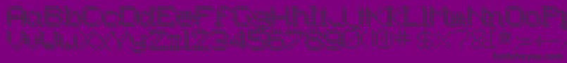Underodd Font – Black Fonts on Purple Background