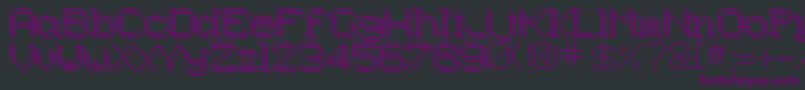 Underodd Font – Purple Fonts on Black Background