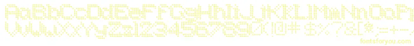 Underodd Font – Yellow Fonts on White Background