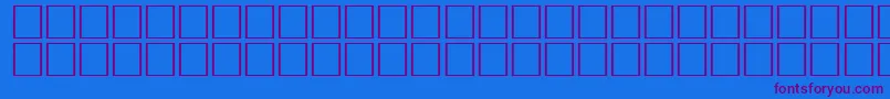 ArrowswRegular Font – Purple Fonts on Blue Background