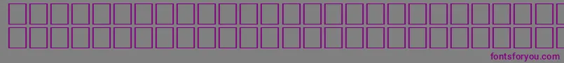 Шрифт ArrowswRegular – фиолетовые шрифты на сером фоне