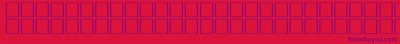 ArrowswRegular Font – Purple Fonts on Red Background