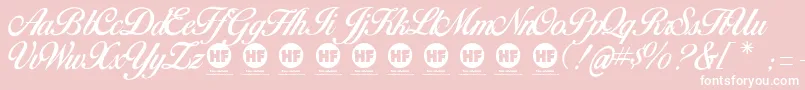 BirdsOfParadisePersonalUseOnly Font – White Fonts on Pink Background