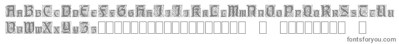 Шрифт CarrickCapitals – серые шрифты