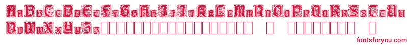 CarrickCapitals Font – Red Fonts