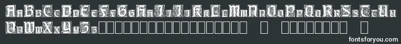 CarrickCapitals Font – White Fonts
