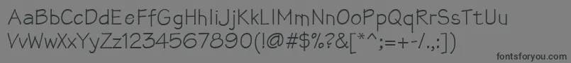 Lisätietoja Mathsofttext-fontista Mathsofttext-fontti – mustat fontit harmaalla taustalla