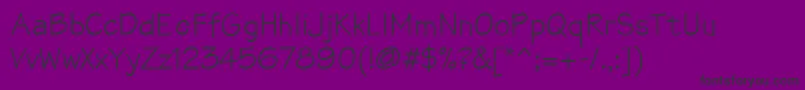 Шрифт Mathsofttext – чёрные шрифты на фиолетовом фоне