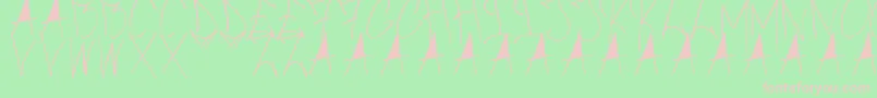 BrushOfAnarchy Font – Pink Fonts on Green Background