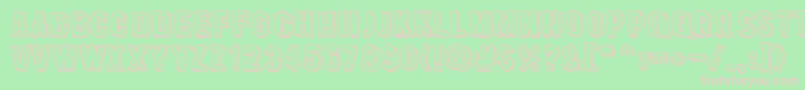 CactusTequila Font – Pink Fonts on Green Background