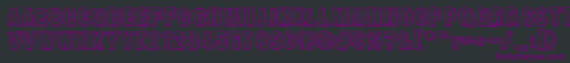 CactusTequila Font – Purple Fonts on Black Background