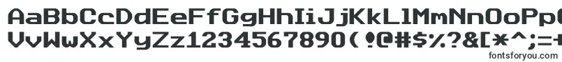 Czcionka Datasunjustified – pogrubione fonty