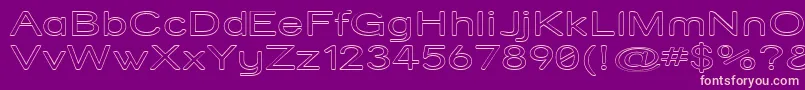 Strvarox Font – Pink Fonts on Purple Background