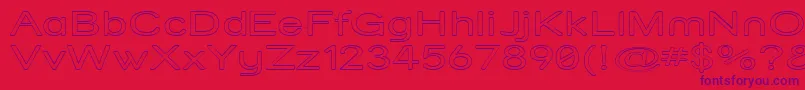 Strvarox Font – Purple Fonts on Red Background