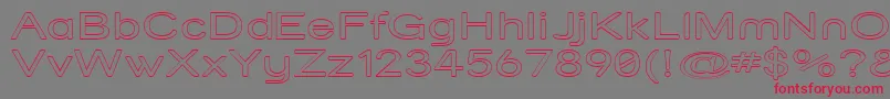 Strvarox Font – Red Fonts on Gray Background