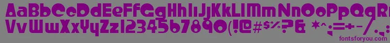 Crystalr Font – Purple Fonts on Gray Background