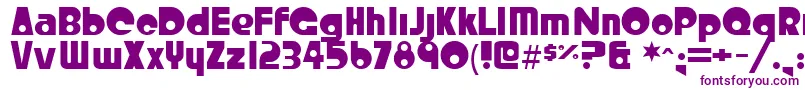 Crystalr Font – Purple Fonts on White Background