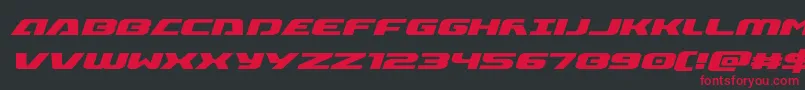 Iapetusital Font – Red Fonts on Black Background