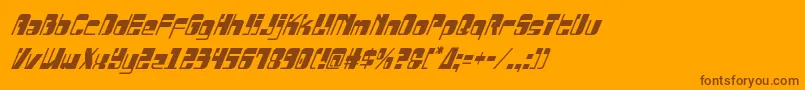 More about Drosselmeyercondital Font Drosselmeyercondital Font – Brown Fonts on Orange Background