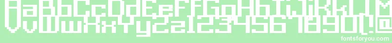 GrixelAcme9RegularBold Font – White Fonts on Green Background