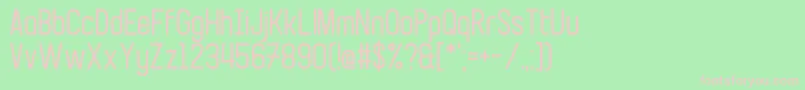 Beillingsday Font – Pink Fonts on Green Background