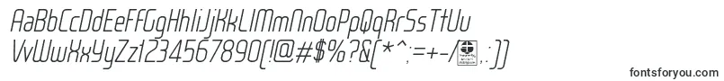 Шрифт WoxModelistLightItalicDemo – надписи красивыми шрифтами