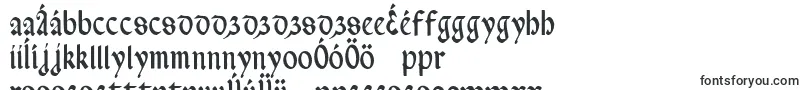 Шрифт Valeriusc – венгерские шрифты