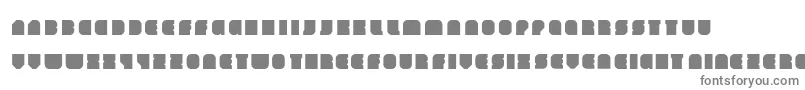 フォントConstruct – 白い背景に灰色の文字