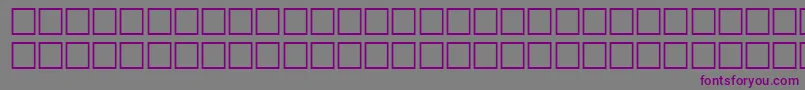Шрифт FretsbRegular – фиолетовые шрифты на сером фоне