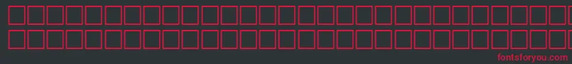 Шрифт FretsbRegular – красные шрифты на чёрном фоне
