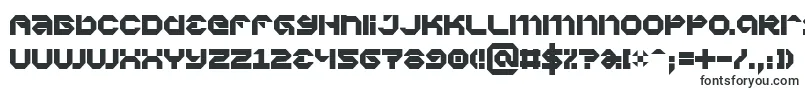 Шрифт VaporbytePhat – трафаретные шрифты