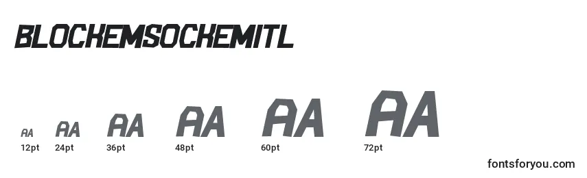 BlockemSockemItl Font Sizes