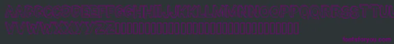 TheMillionMileMan Font – Purple Fonts on Black Background