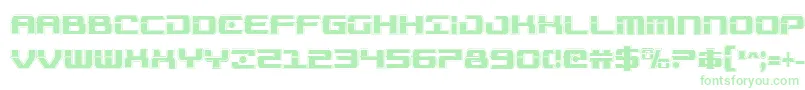 Troopersacadcond Font – Green Fonts on White Background