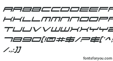 911PorschaItalic font – Fonts Starting With 9
