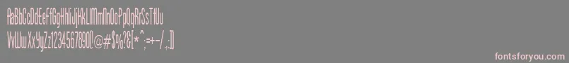 BorzoiMedium Font – Pink Fonts on Gray Background