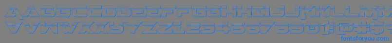 Geminalaser3D Font – Blue Fonts on Gray Background