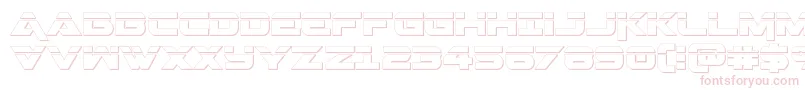 Geminalaser3D Font – Pink Fonts on White Background