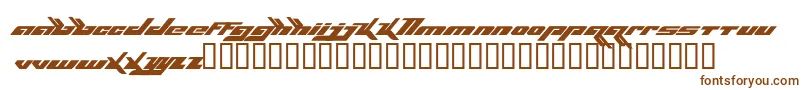 Шрифт Bjorkfont – коричневые шрифты на белом фоне